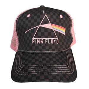 NEW Urban Outfitters Pink Floyd Band Trucker Hat - Pink Mesh